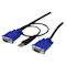 A small tile product image of Startech 2-in-1 Ultra Thin USB KVM 3M Cable