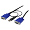 A small tile product image of Startech 2-in-1 Ultra Thin USB KVM 5M Cable 