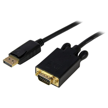 Product image of Startech 10ft DisplayPort to VGA Adapter - DP to VGA - Black - Click for product page of Startech 10ft DisplayPort to VGA Adapter - DP to VGA - Black