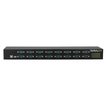 Product image of Startech 16 Port USB-to-Serial Adapter Hub with Daisy Chain Function - Click for product page of Startech 16 Port USB-to-Serial Adapter Hub with Daisy Chain Function