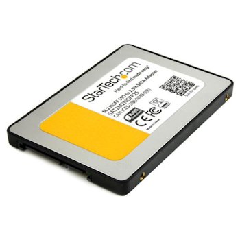 Product image of Startech M.2 NGFF to 2.5in SATA III SSD Adapter w/ Protective Housing - Click for product page of Startech M.2 NGFF to 2.5in SATA III SSD Adapter w/ Protective Housing