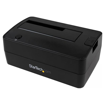 Product image of Startech 1-Bay USB 3.1 Gen 2 SATA dock w/ UASP - Tool-free & trayless - Click for product page of Startech 1-Bay USB 3.1 Gen 2 SATA dock w/ UASP - Tool-free & trayless