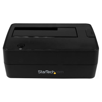 Product image of Startech 1-Bay USB 3.1 Gen 2 SATA dock w/ UASP - Tool-free & trayless - Click for product page of Startech 1-Bay USB 3.1 Gen 2 SATA dock w/ UASP - Tool-free & trayless