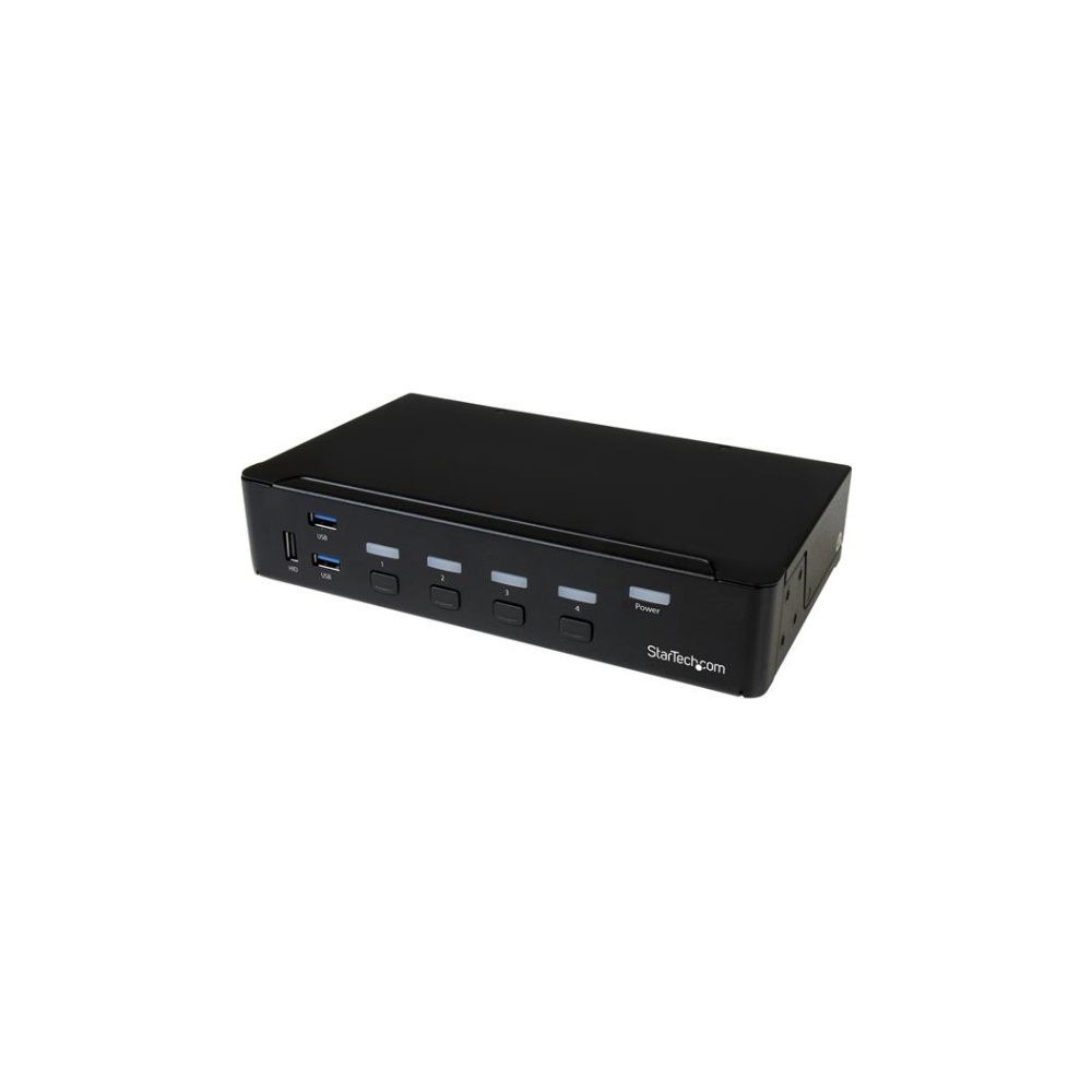 A large main feature product image of Startech HDMI KVM Switch - 4 Port KVM - Built-in USB 3.0 Hub - 1080p