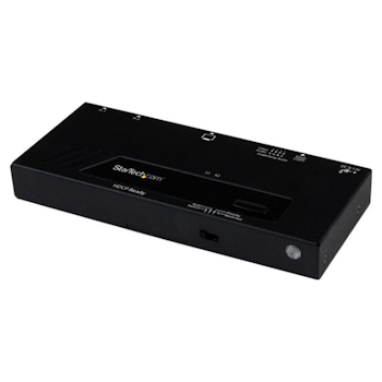 Product image of Startech 2 Port HDMI Switcher w/ Automatic Priority Port Selector - Click for product page of Startech 2 Port HDMI Switcher w/ Automatic Priority Port Selector