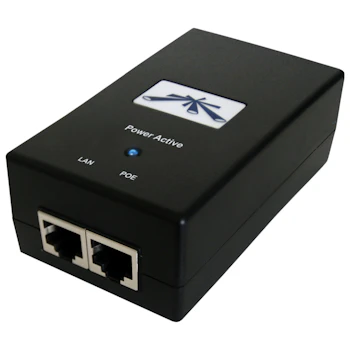 Product image of Ubiquiti POE Injector 48VDC 24W - Click for product page of Ubiquiti POE Injector 48VDC 24W