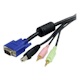 A small tile product image of Startech 4-in-1 USB VGA KVM 2m Cable with Audio
