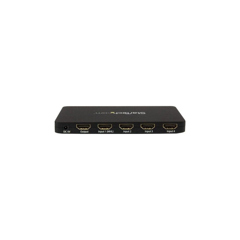 A large main feature product image of Startech 4x1 HDMI automatic video switch with MHL support 4K @ 30Hz