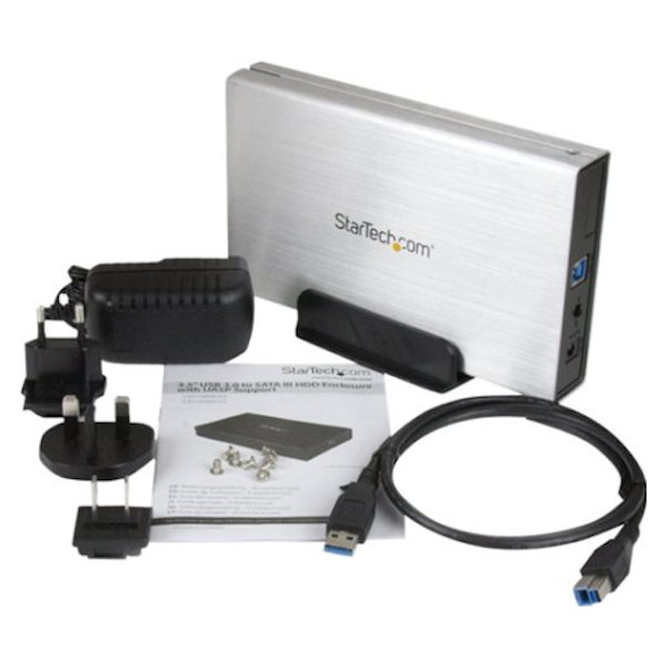 Startech 3.5in USB 3.0 External SATA Hard Drive Enclosure w/ UASP
