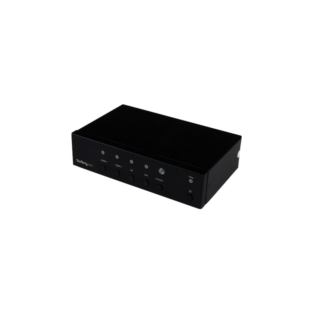A large main feature product image of Startech VGA, HDMI & DisplayPort to HDMI Auto Converter Switch - 4K