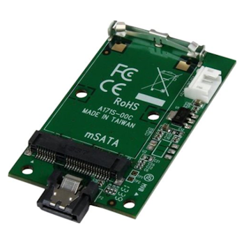 Product image of Startech SATA to mSATA Adapter Converter Card - Click for product page of Startech SATA to mSATA Adapter Converter Card