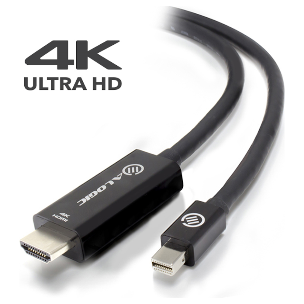 A large main feature product image of ALOGIC Elements ACTIVE 2m Mini DisplayPort to HDMI Cable with 4K@60Hz Support -  Male to Male