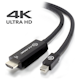 A small tile product image of ALOGIC Elements ACTIVE 2m Mini DisplayPort to HDMI Cable with 4K@60Hz Support -  Male to Male