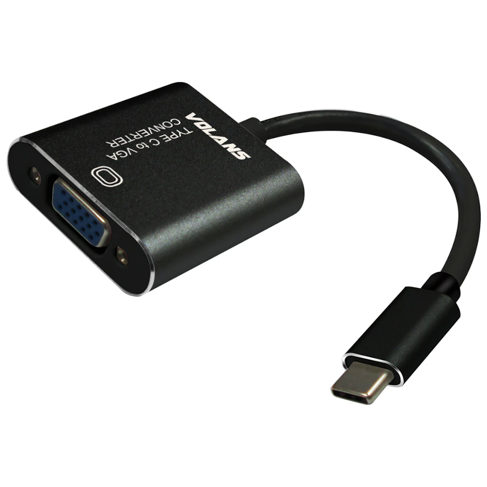 Volans Aluminium USB Type-C to VGA Converter