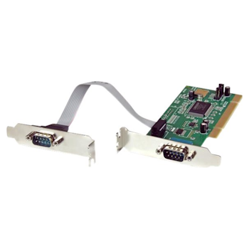 Product image of Startech 2 Port PCI LP RS232 Serial Adapter Card - Click for product page of Startech 2 Port PCI LP RS232 Serial Adapter Card