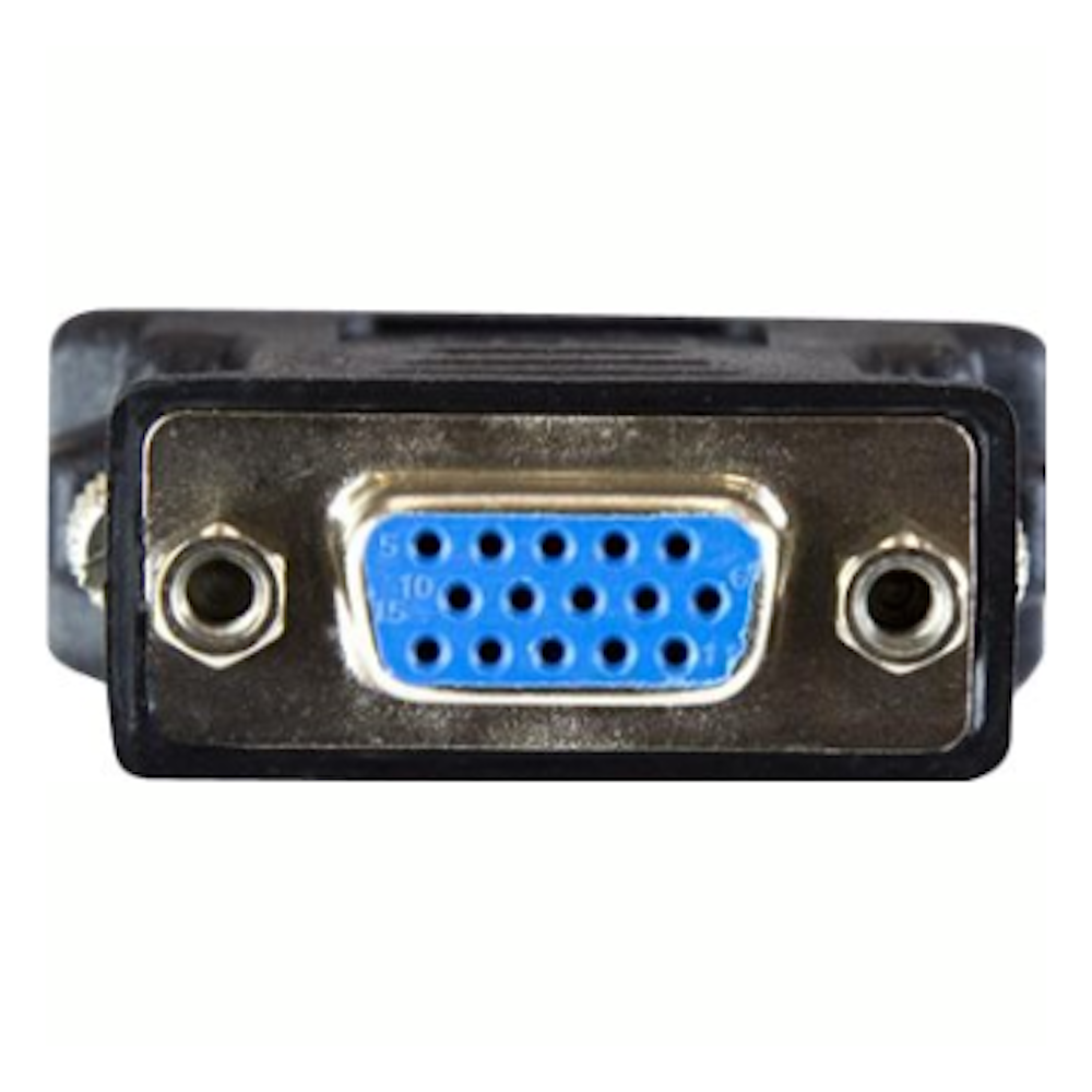 A large main feature product image of Startech DVI to VGA Cable Adapter - Black - M/F