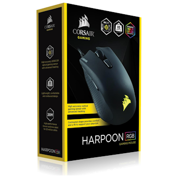Product image of Corsair Gaming Harpoon RGB Gaming Mouse - Click for product page of Corsair Gaming Harpoon RGB Gaming Mouse
