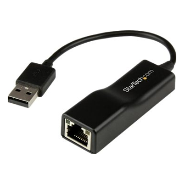 A large main feature product image of Startech USB 2.0 Type-A Ethernet Network Adapter