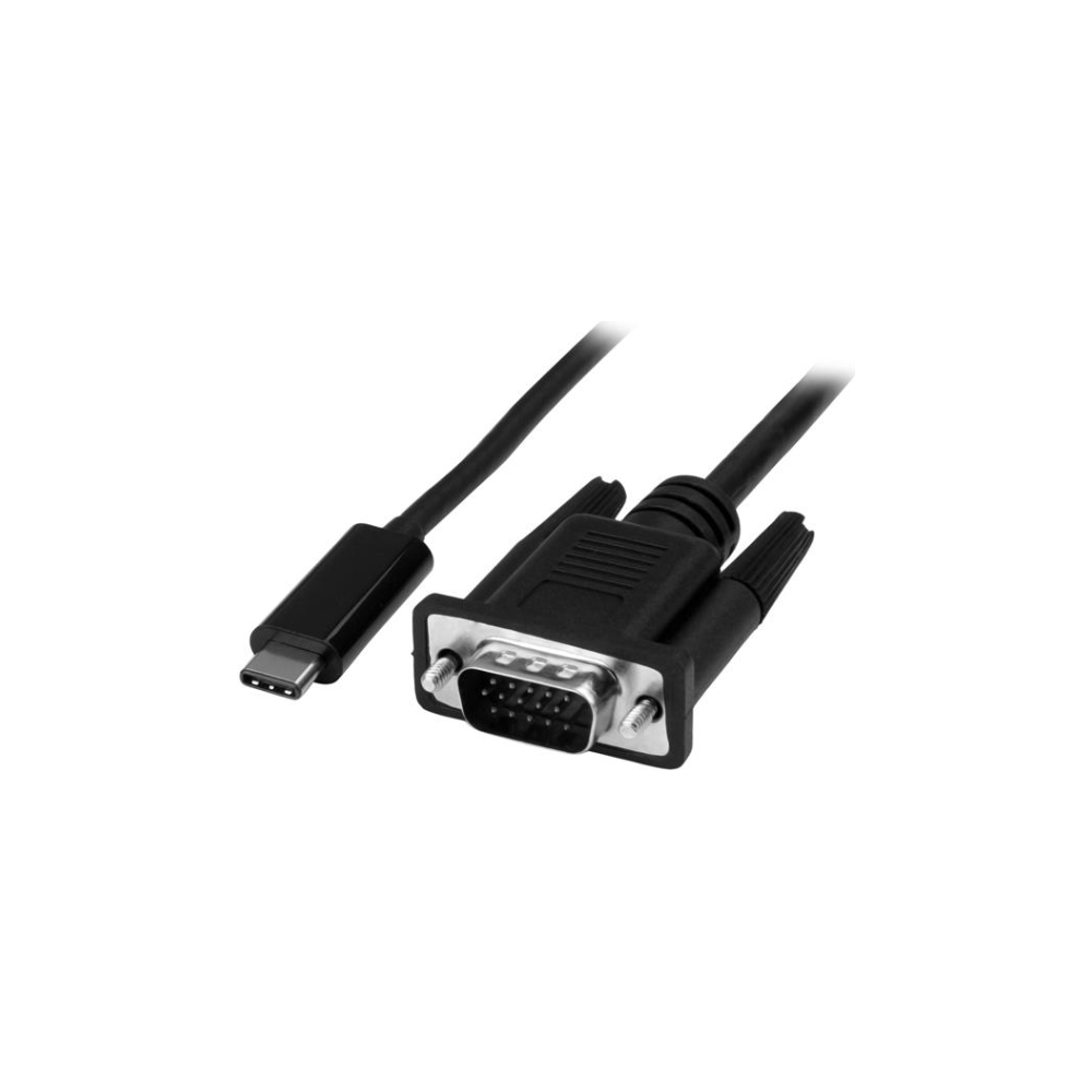 A large main feature product image of Startech USB-C to VGA Adapter Cable - 1m - 1920x1200