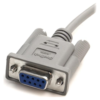 Product image of Startech 10ft DB9 RS232 Serial Null Modem Cable F/F - Click for product page of Startech 10ft DB9 RS232 Serial Null Modem Cable F/F