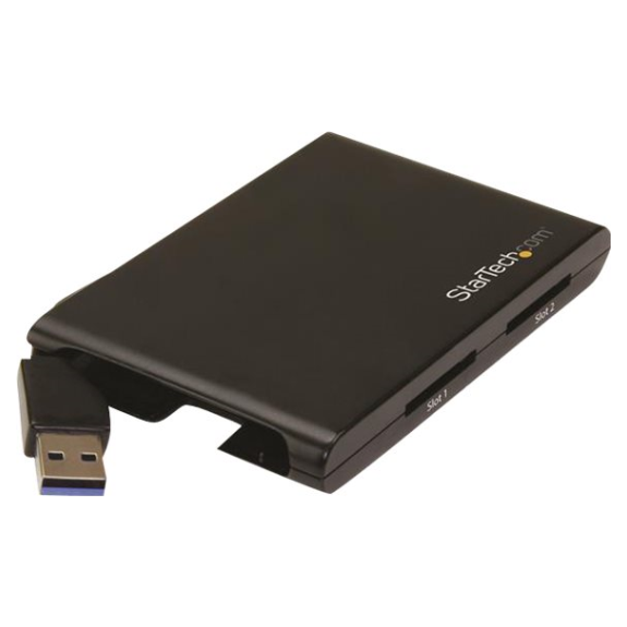 StarTech.com Dual Slot SD Kartenleser USB 3.0 - SD 4.0, UHS II - SD / SDHC / SDXC Kartenleser/ -schreiber mit UHS-II 