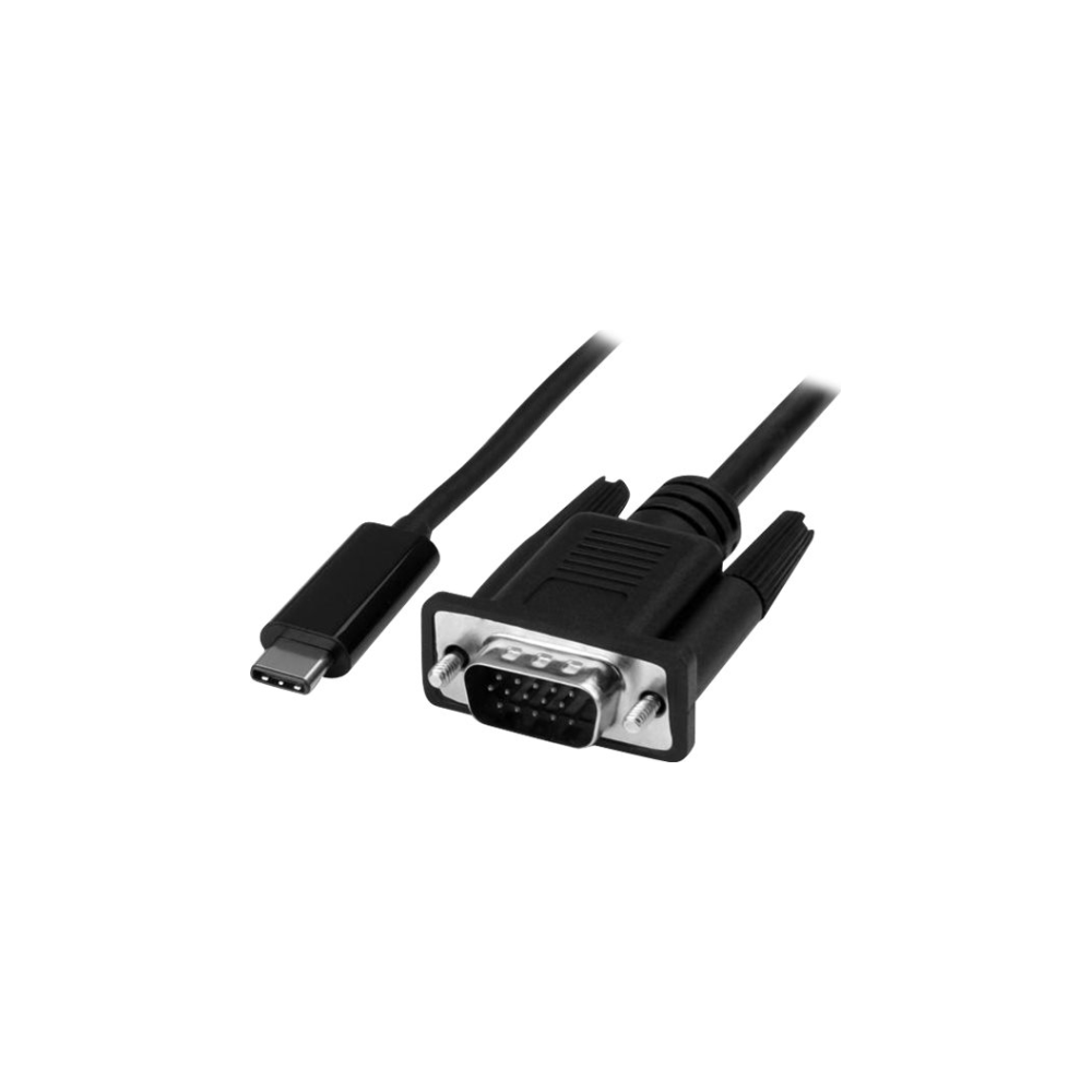 A large main feature product image of Startech USB-C to VGA Adapter Cable - 1m - 1920x1200