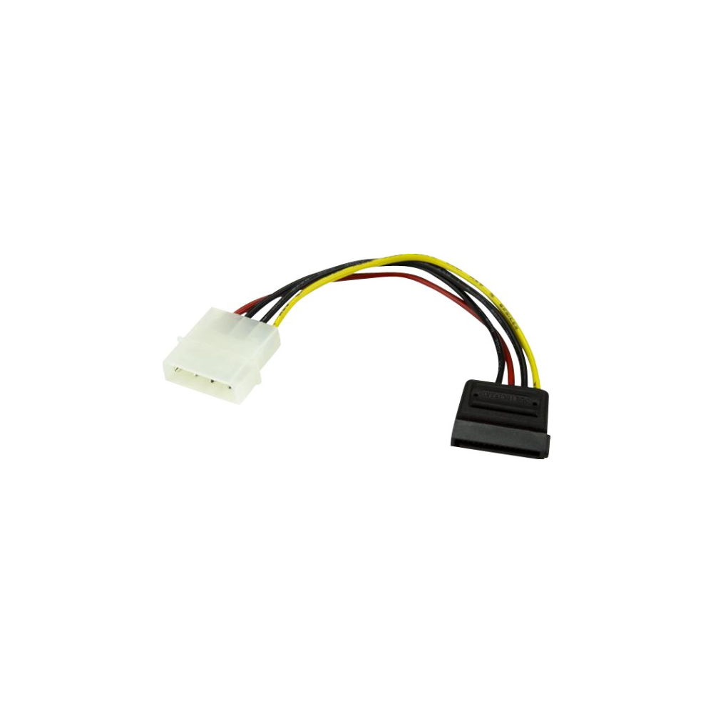 A large main feature product image of Startech Molex to SATA Power 15cm Cable Adapter