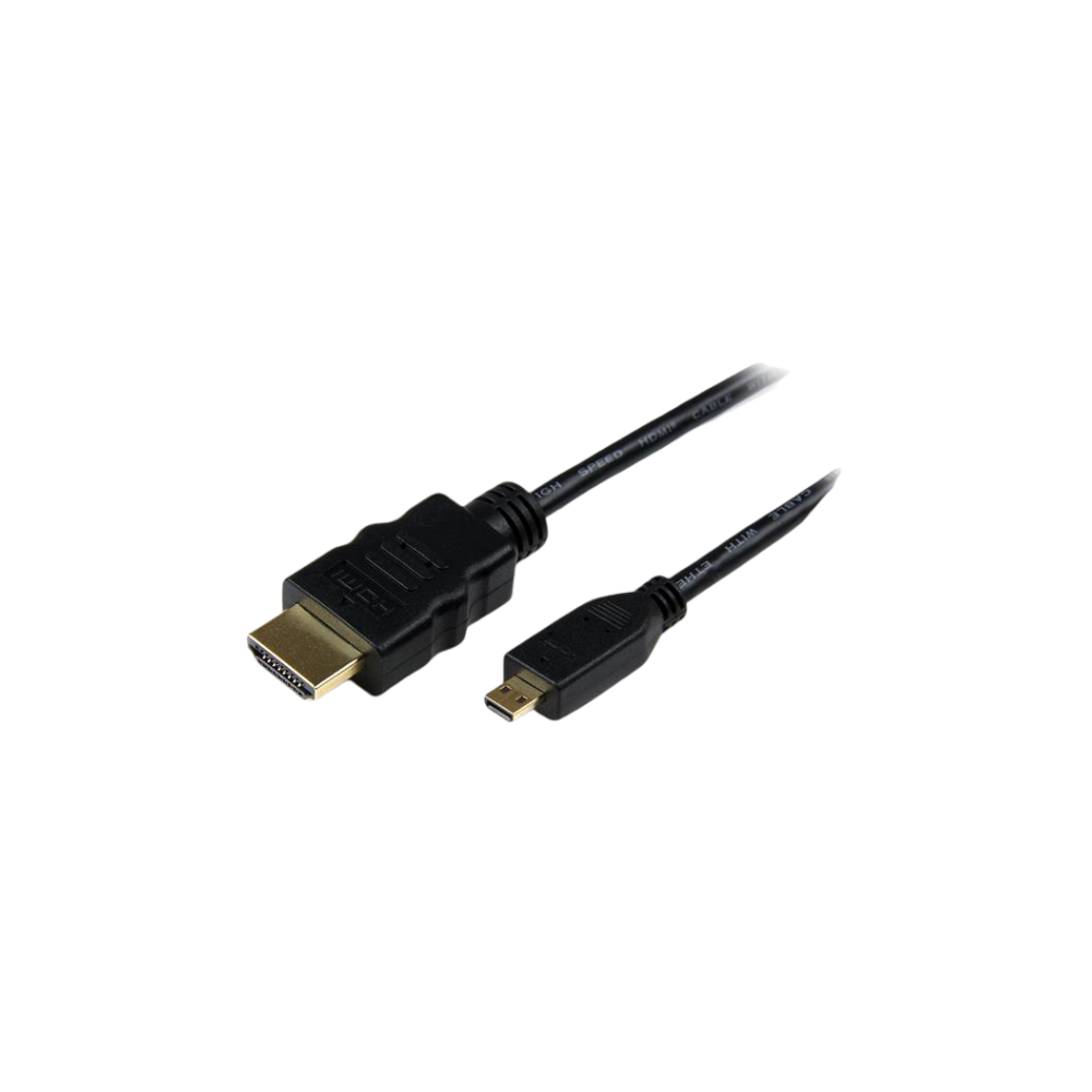 Startech 2m High Speed HDMI Cable with Ethernet HDMI to HDMI Micro