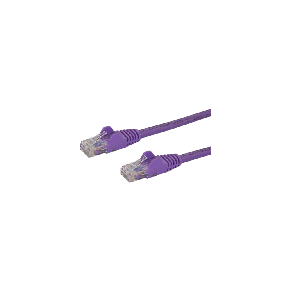 Startech 10m Purple Cat6 Ethernet Patch Cable - Snagless