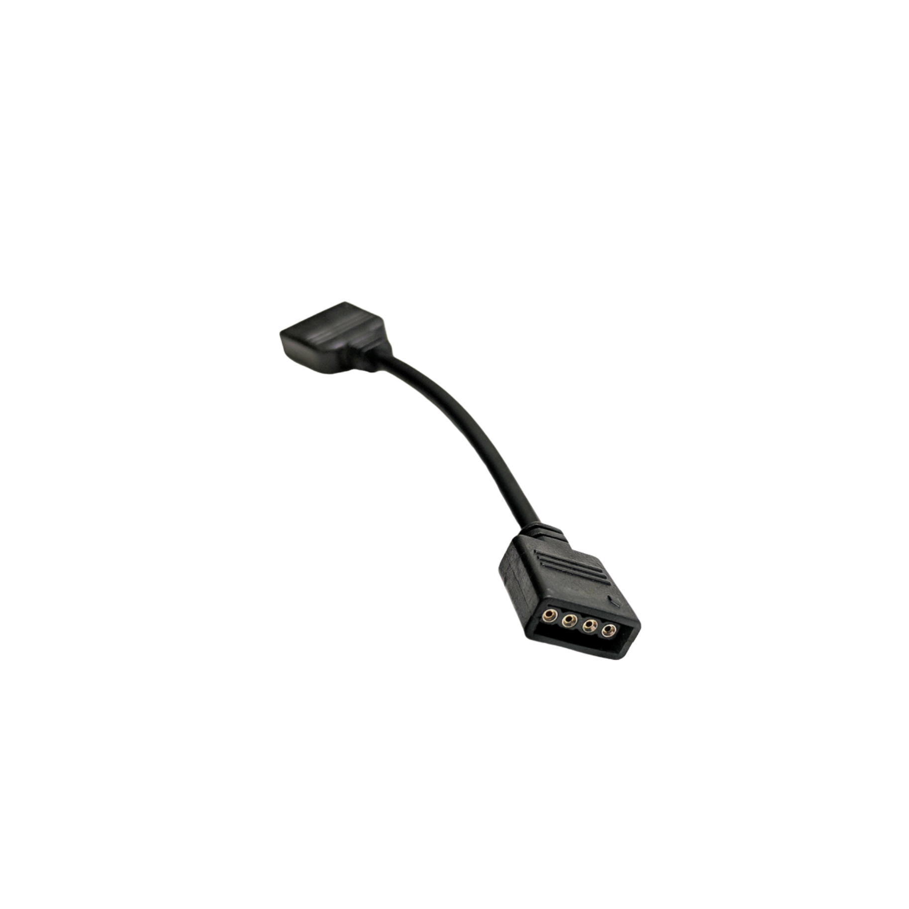 A large main feature product image of Lamptron 4-pin RGB to 5-pin RGBW Header Adapter