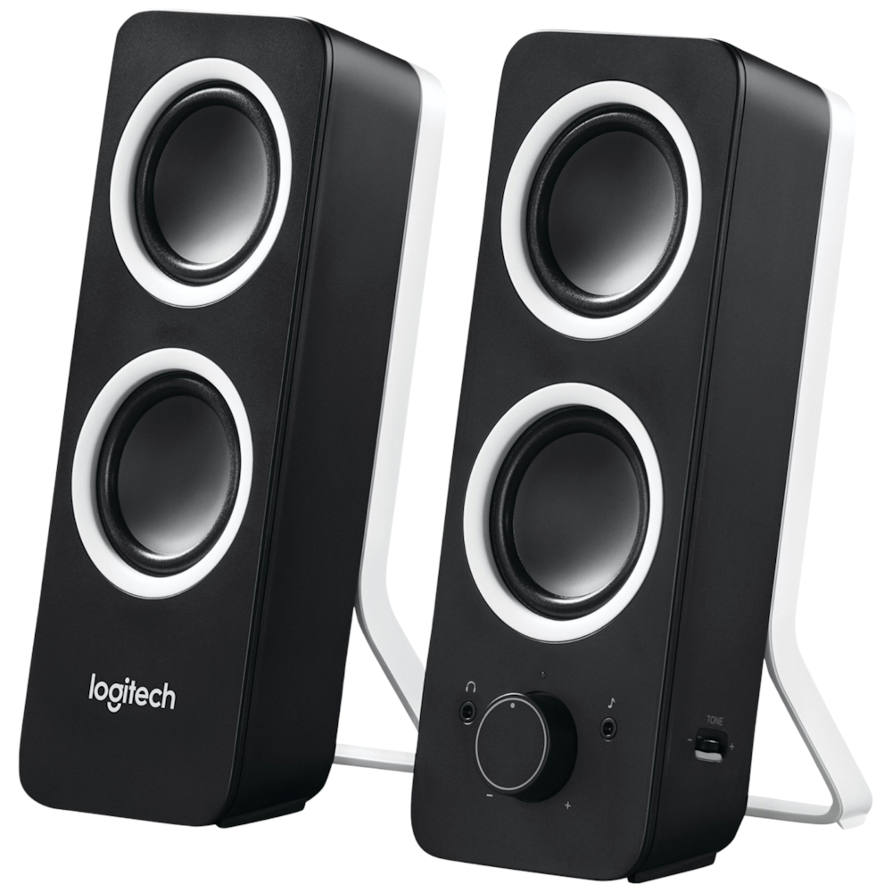 Logitech Z200 Multimedia Speakers - Midnight Black