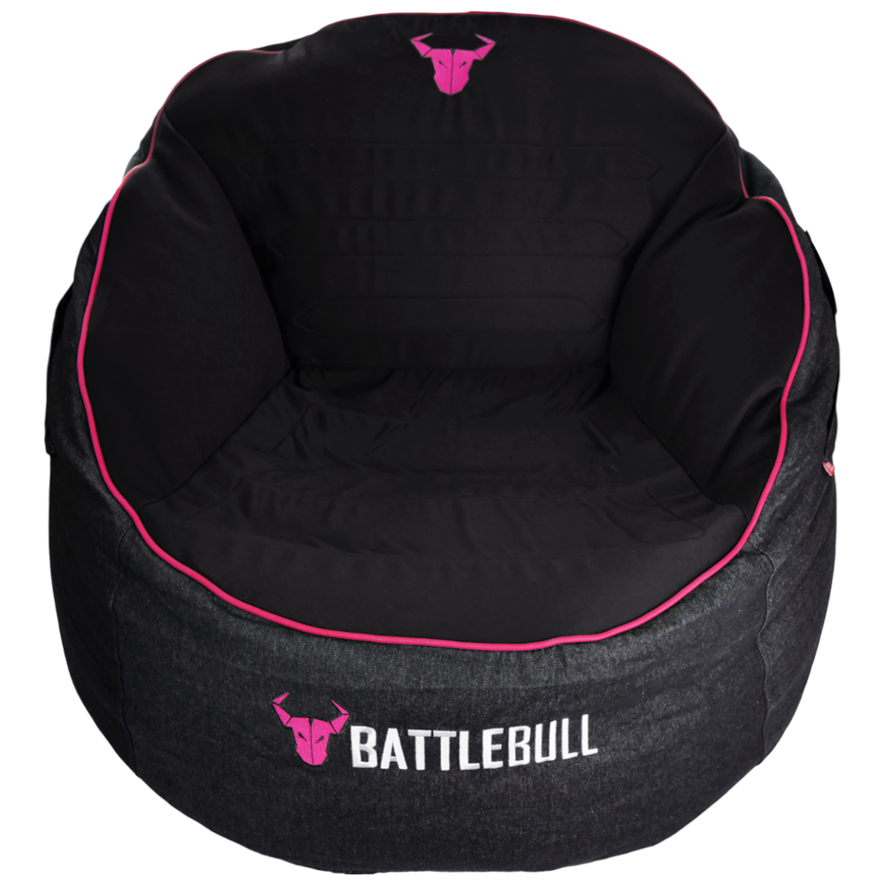 BattleBull Bunker Black/Pink Bean Bag