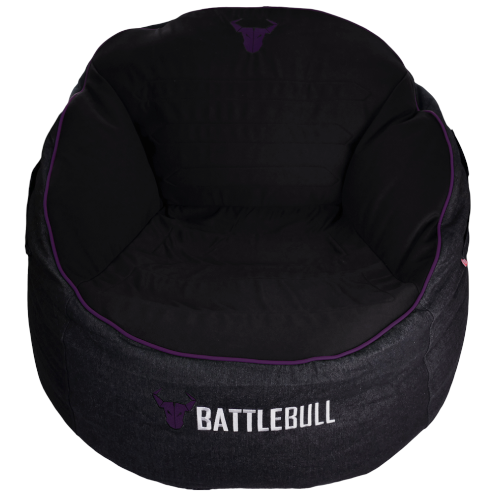 BattleBull Bunker Black/Purple Bean Bag