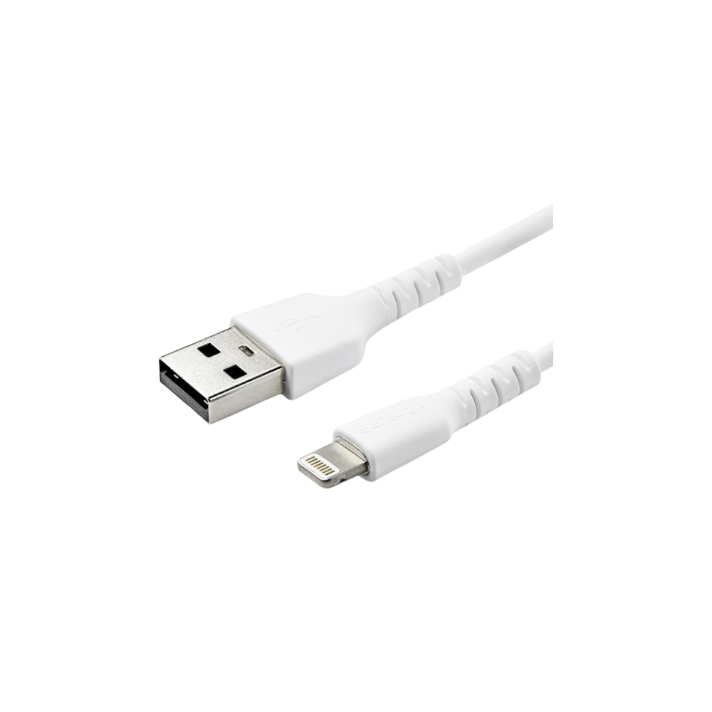Startech 6.6 ft USB to Lightning Cable - Apple MFi Certified - White