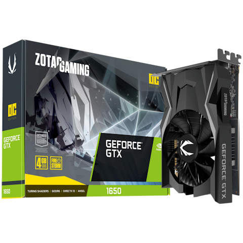 ZOTAC GAMING GeForce GTX 1650 OC 4GB GDDR6