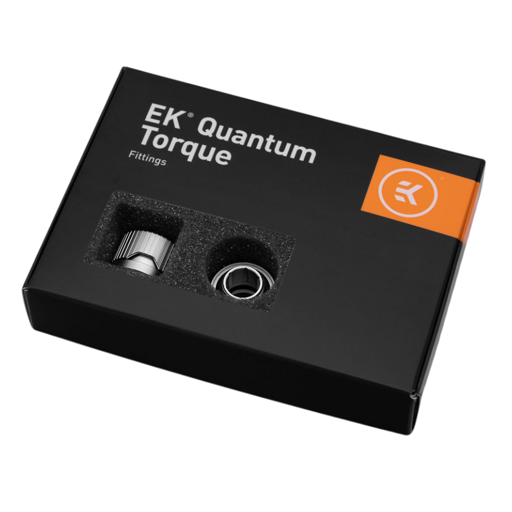 EK Quantum Torque 6-Pack HDC 12 - Satin Titanium