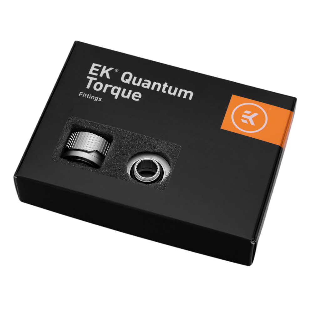 EK Quantum Torque 6-Pack HDC 16 - Satin Titanium