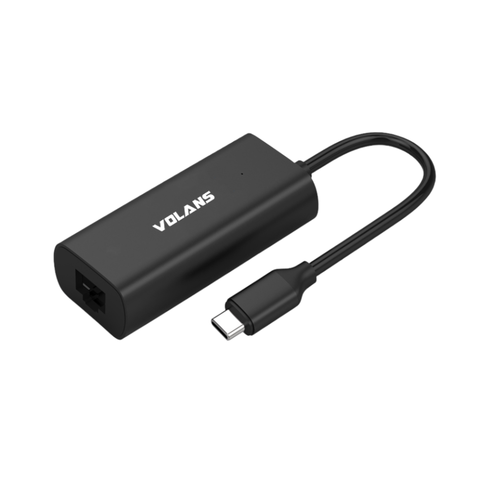 Volans Aluminium USB-C to RJ45 Gigabit Ethernet Adapter
