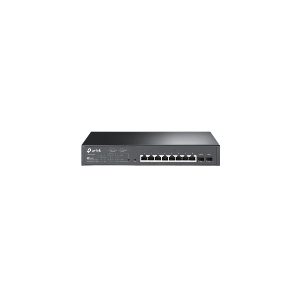TP-Link JetStream SG2210MP - 10-Port Gigabit Smart Switch with 8-Port PoE+