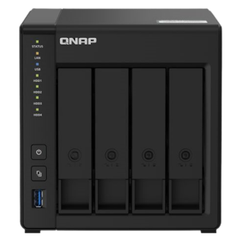 Product image of QNAP TS-451D2-4G 2 Ghz 4GB 4 Bay NAS Enclosure - Click for product page of QNAP TS-451D2-4G 2 Ghz 4GB 4 Bay NAS Enclosure