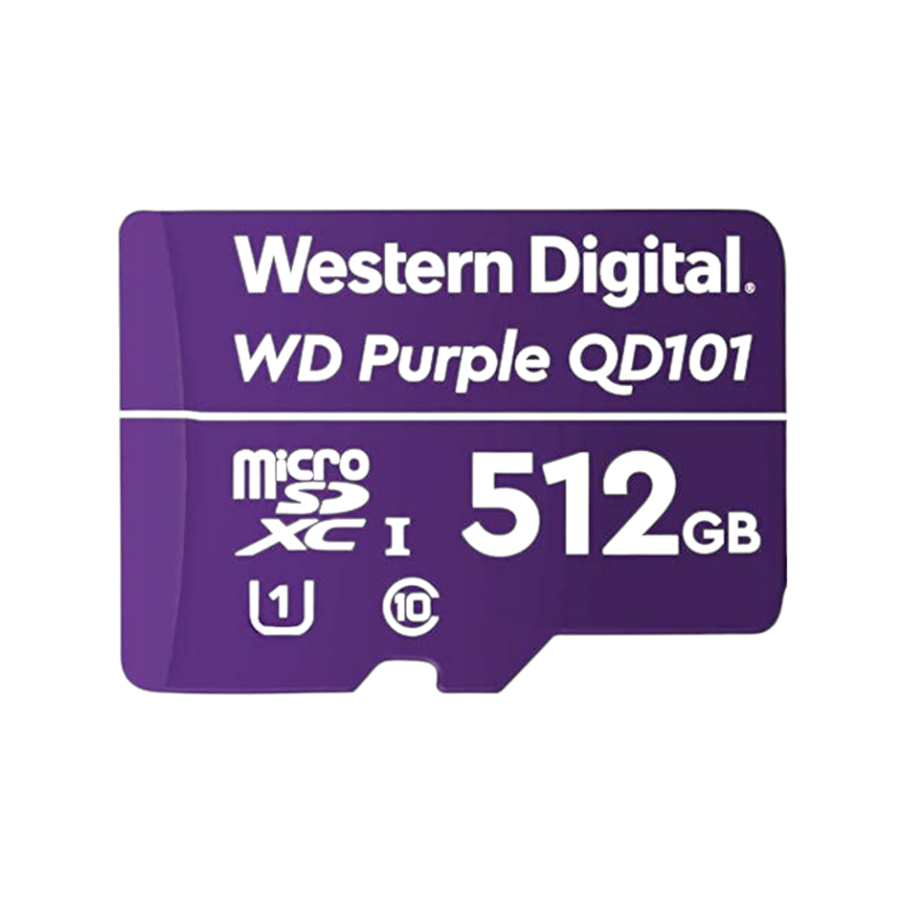 WD Purple Surveillance microSD Card - 512GB