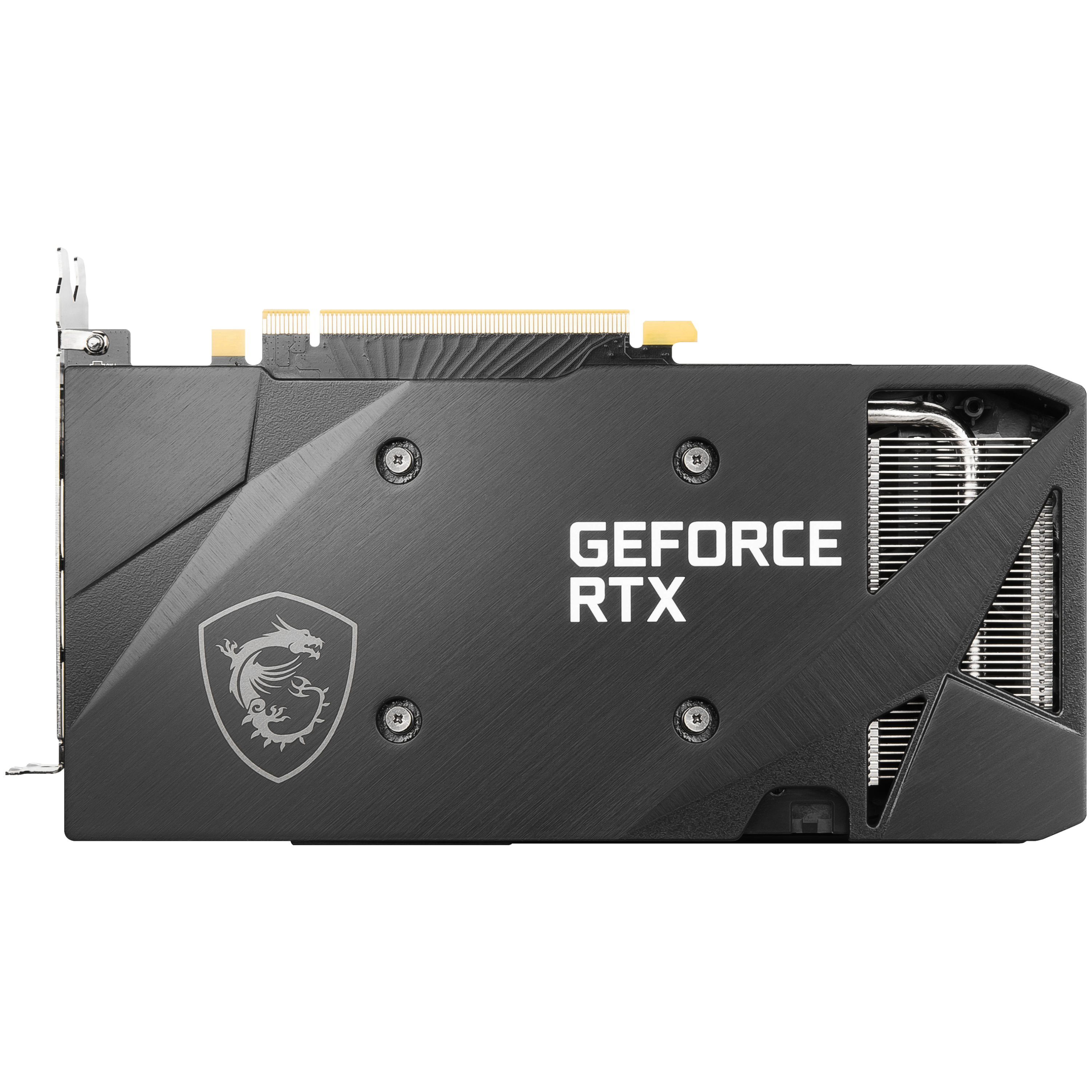 A large main feature product image of MSI GeForce RTX 3060 12GB GDDR6 VENTUS 2X OC