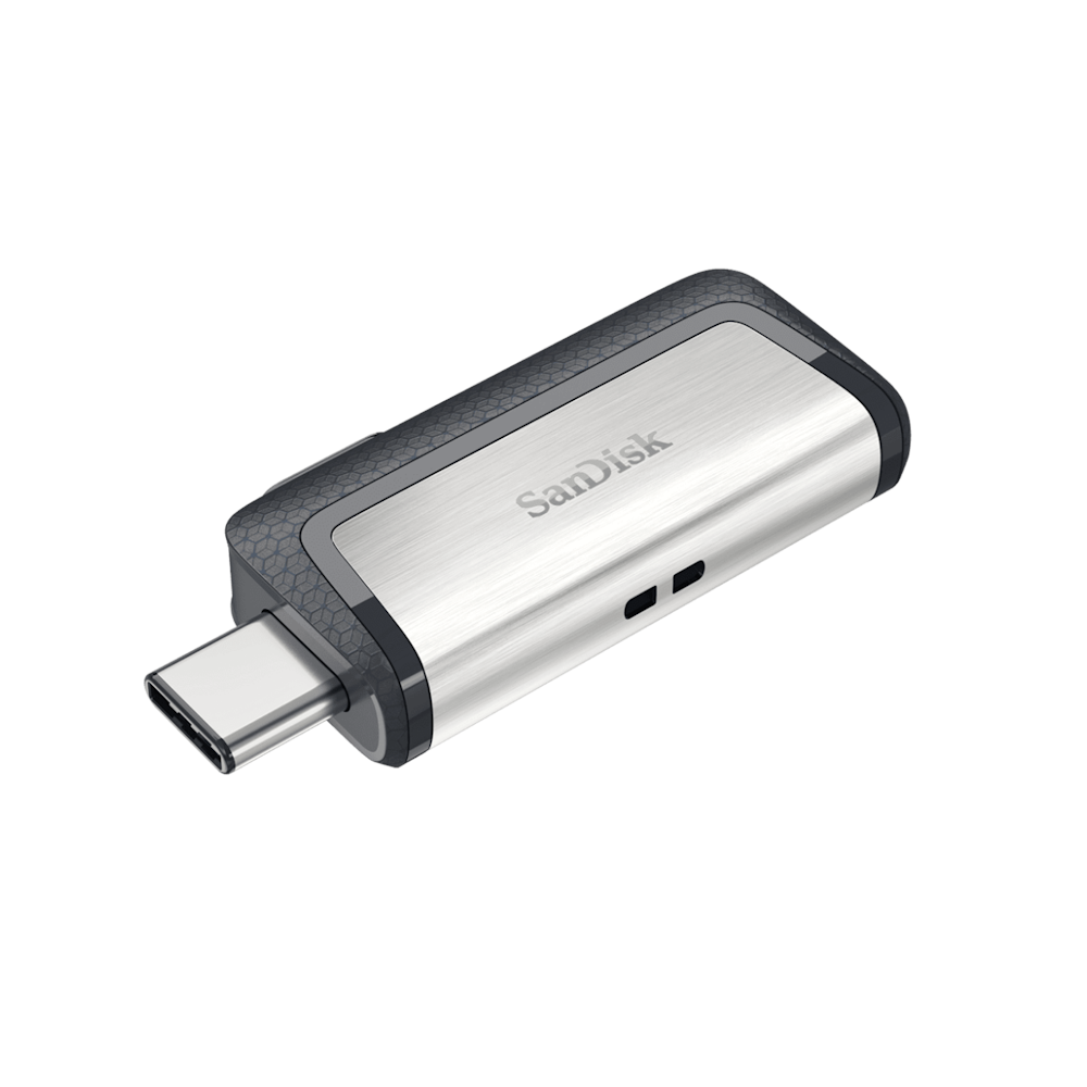 A large main feature product image of SanDisk Ultra Dual Drive 32GB USB 3.1 Gen 1 Type-C/A Flash Drive