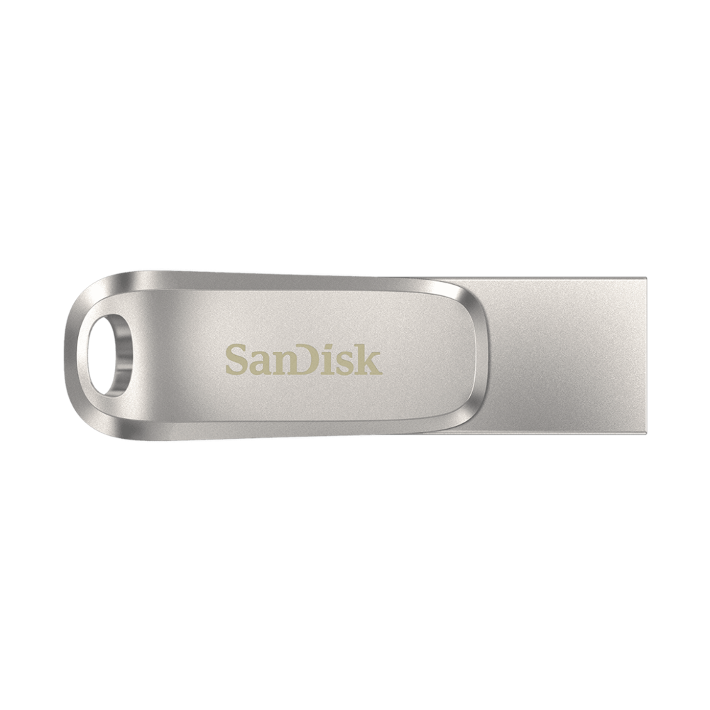 A large main feature product image of SanDisk Ultra Dual Drive Luxe USB Type-C Flash Drive 32GB
