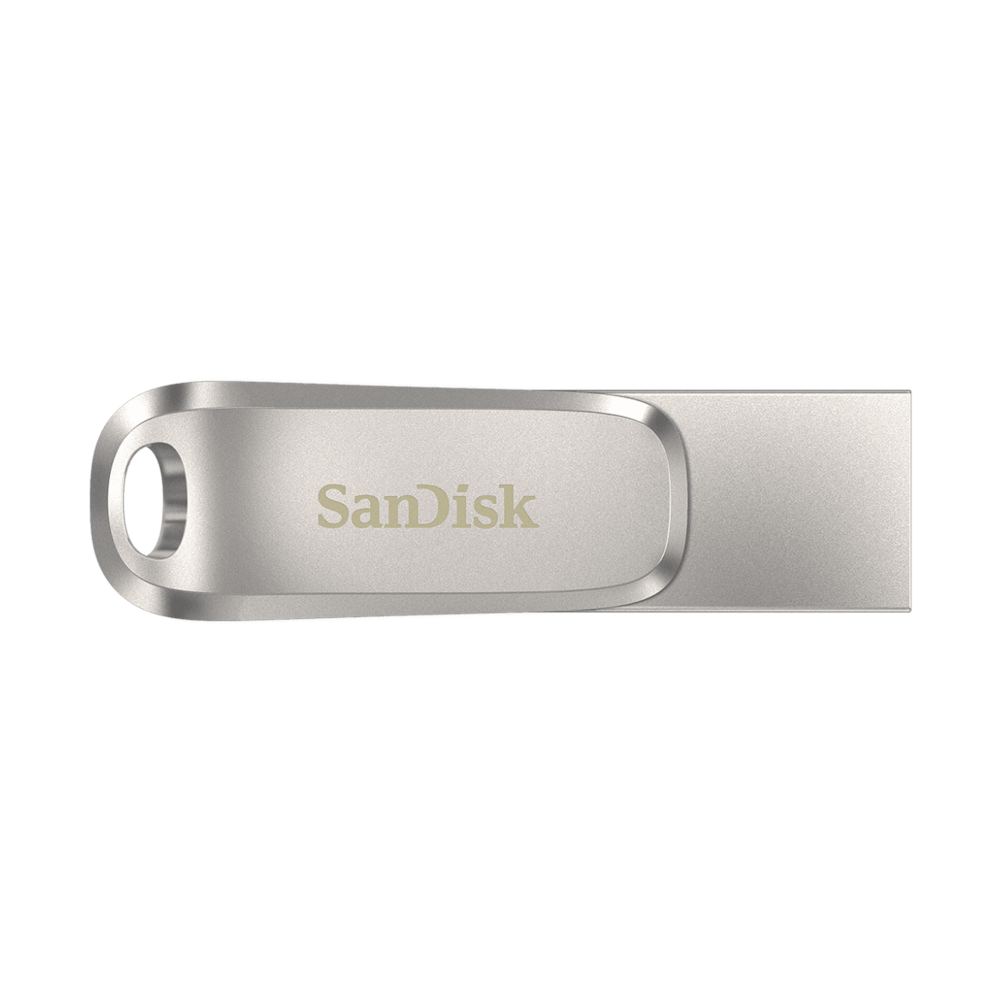 A large main feature product image of SanDisk Ultra Dual Drive Luxe 128GB USB 3.2 Gen 1 Type-C/A Flash Drive