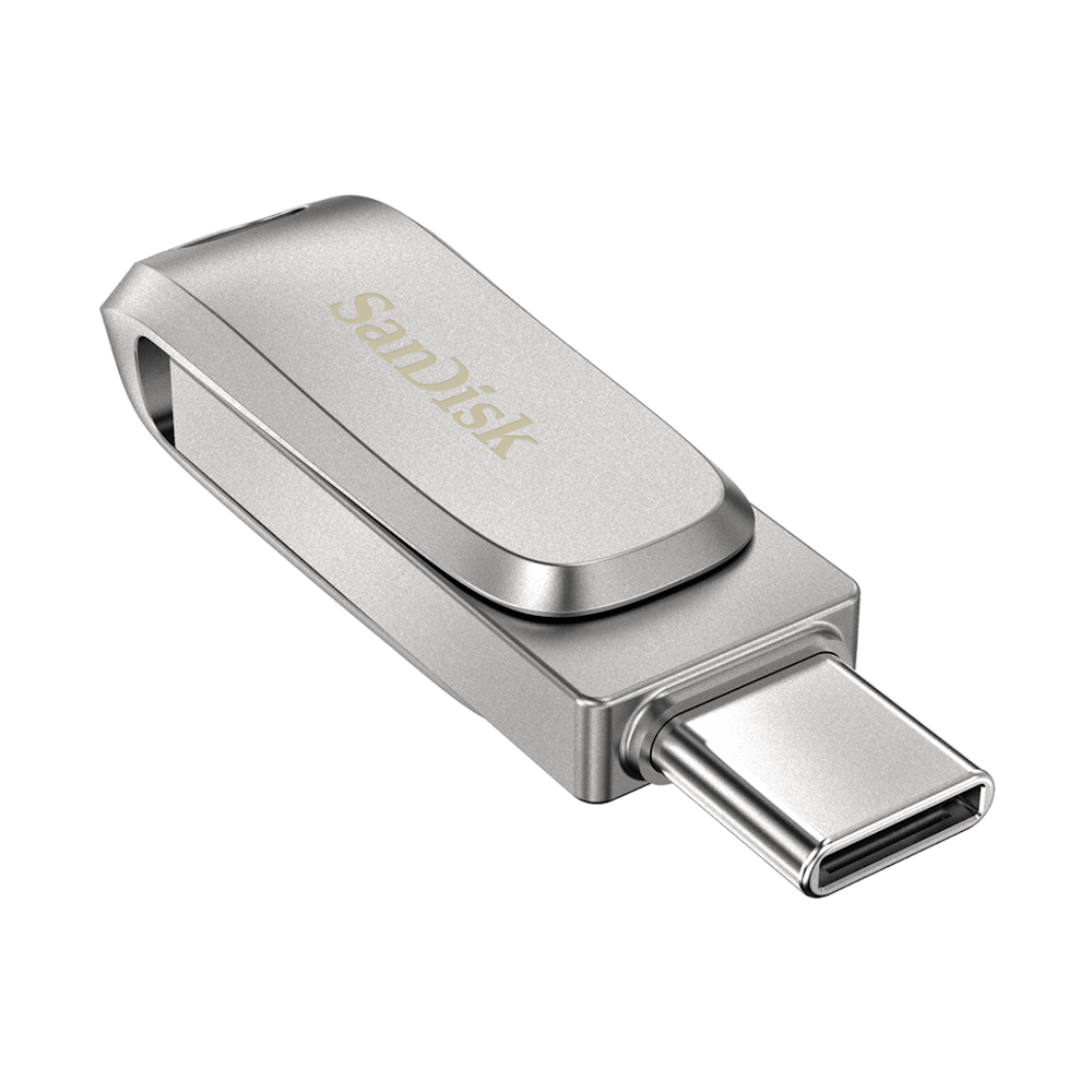A large main feature product image of SanDisk Ultra Dual Drive Luxe 1TB USB 3.2 Gen 1 Type-C/A Flash Drive