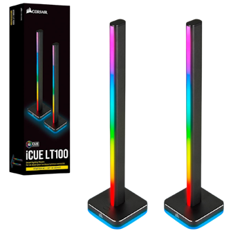 Product image of Corsair LT100 Smart Lighting Towers - Starter Kit - Click for product page of Corsair LT100 Smart Lighting Towers - Starter Kit
