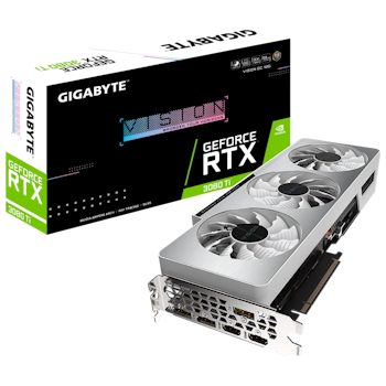 Product image of Gigabyte GeForce RTX 3080 Ti Vision OC 12GB GDDR6X - Click for product page of Gigabyte GeForce RTX 3080 Ti Vision OC 12GB GDDR6X