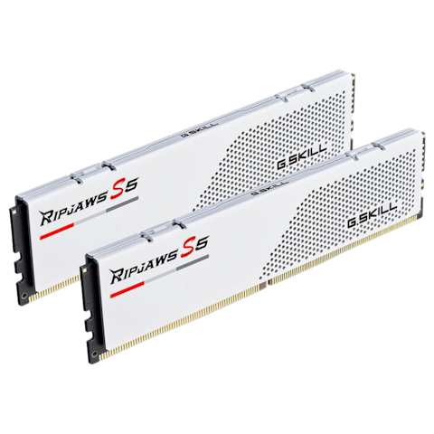 G.Skill 32GB Kit (2x16GB) DDR5 Ripjaws S5 C40 5200Mhz - White