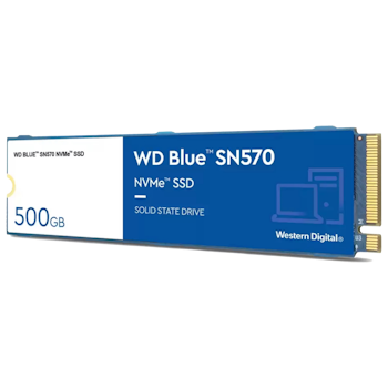Product image of WD Blue SN570 500GB NVMe M.2 SSD - Click for product page of WD Blue SN570 500GB NVMe M.2 SSD